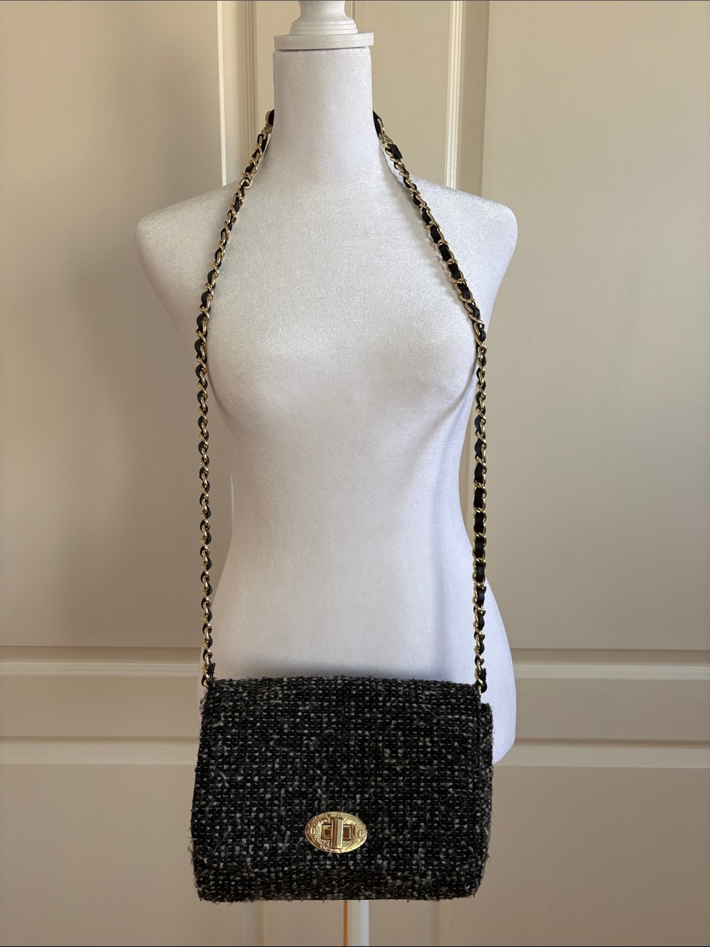 Talbots Tweed Crossbody Bag